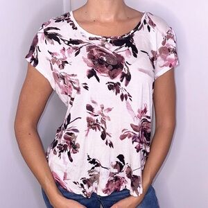 Simply Vera Vera Wang Floral Print Women's Top
